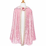 Deluxe Pink Princess Cape (Size 7-8)