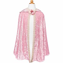 Deluxe Pink Princess Cape (Size 7-8)