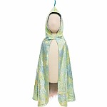 Rainbow Reversible Unicorn Dragon Cape, Size 5-6