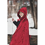 Great Pretenders Little Red Riding Hood Cape (Size 3-4)