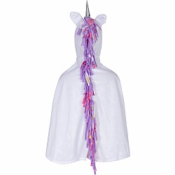 Unicorn Cape, White (Size 2-3)