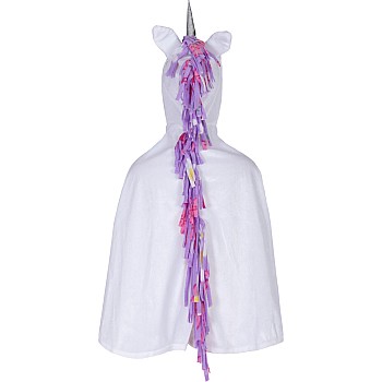 Unicorn Cape, White (Size 2-3)