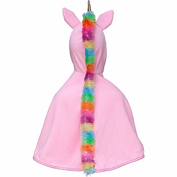 Pink Unicorn Baby Cape (Size 1-2T)