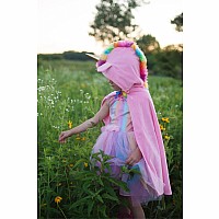 Pink Unicorn Cape (Size 5/6)