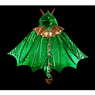 Green Dragon Cape with Claws Size 5-6