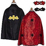 Great Pretenders Reversible Spider Bat Cape and Mask