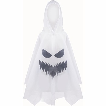 Spooky Ghost Poncho (Size 5-6)
