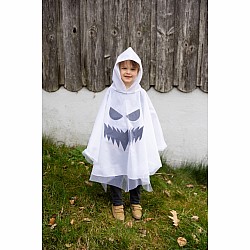 Spooky Ghost Poncho (Size 5-6)