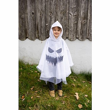 Spooky Ghost Poncho (Size 5-6)