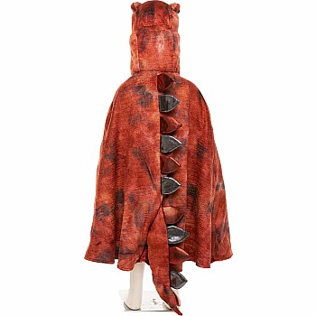 Grandasaurus T-Rex Cape w/Claws, Red/Black (Size 4-6)