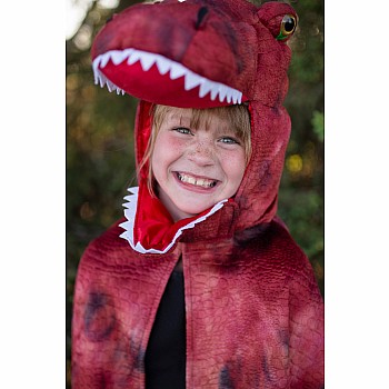 Grandasaurus T-Rex Cape w/Claws, Red/Black (Size 4-6)