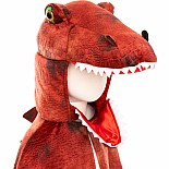 Grandasaurus T-Rex Cape w/Claws, Red/Black (Size 4-6)