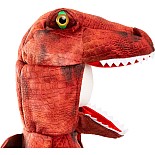 Grandasaurus T-Rex Cape w/Claws, Red/Black (Size 4-6)