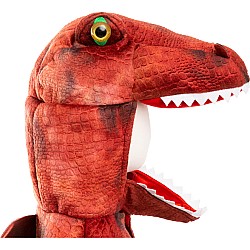 Grandasaurus T-Rex Cape w/Claws, Red/Black (Size 4-6)