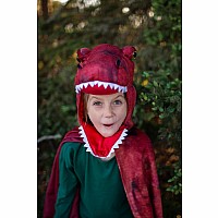 Grandasaurus T-Rex Cape w/Claws, Red/Black (Size 4-6)