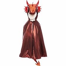 Ruby Metallic Dragon Cape