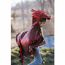 Ruby Metallic Dragon Cape