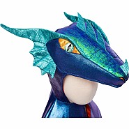 Great Pretenders Azure The Metallic Dragon Cape (Size 3-4)