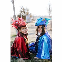 Great Pretenders Azure The Metallic Dragon Cape (Size 3-4)