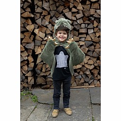 Green T-Rex Cuddle Cape (Size 2T)