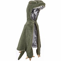 Green T-Rex Cuddle Cape (Size 3-4)