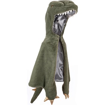 Green T-Rex Cuddle Cape (Size 3/4)