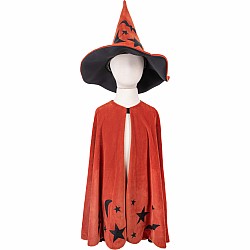 Autumn Embers Wizard Cape and Hat (Size 5-6)