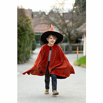 Autumn Embers Wizard Cape and Hat (Size 5-6)