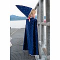 Blue Sparkle Wizard Cape & Hat