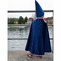 Blue Sparkle Wizard Cape & Hat