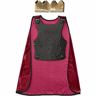 Legendary Knight Cape, Chest Plate & Crown (3pcs - Size 5-6)