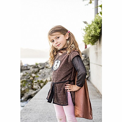 Brilliant Copper Knight Tunic with Cape