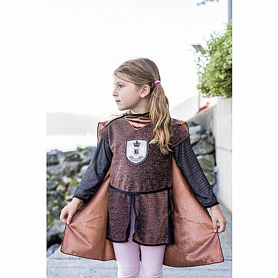 Brilliant Copper Knight Tunic with Cape