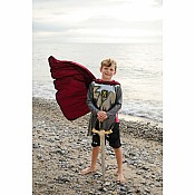 Silver Knight Tunic with Cape (size 5-6)