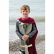 Silver Knight Tunic with Cape (size 5-6)