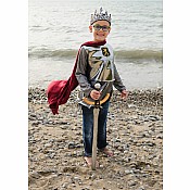 Silver Knight Tunic with Cape (size 5-6)