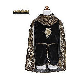 Knight Set With Tunic, Cape And Crown (Assorted Colors- sold separately)