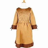 Sharpshooter Dress, Brown (Size 5-6)