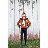 Amelia The Pioneer Pilot Jacket, Hat, Scarf (Size 5-6)