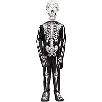 Glow in the Dark Skeleton Shirt, Pants and Mask (Size 3-4)