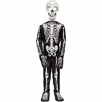 Glow in the Dark Skeleton Shirt, Pants and Mask (size 7-8)