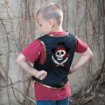 Pirate Vest With Eye Patch (Size 4-6)