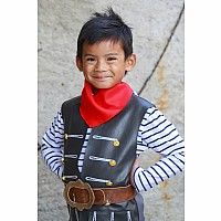 Skully Pirate Vest, Belt & Scarf (Size 5-6)