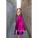 Superhero Star Dress, Cape & Headpiece