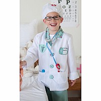 Doctor Costume with Accessories (Size 5-6)