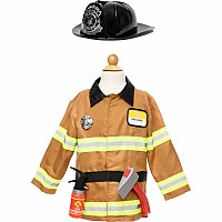 Tan Firefighter Set with Accessories