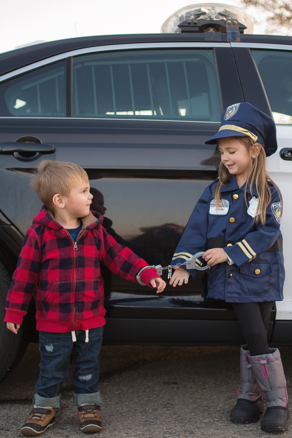 Police Officer With Accessories