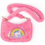 Pink Rainbow Cuddle Crossbody Purse