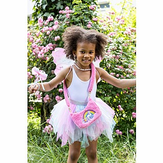 Pink Rainbow Cuddle Crossbody Purse