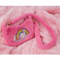 Pink Rainbow Cuddle Crossbody Purse